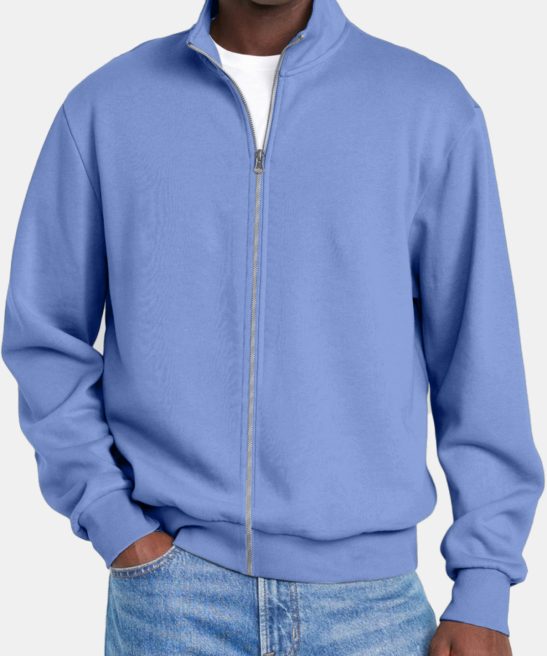 Men's Simple Everyday Stand Collar Zipper Jacket