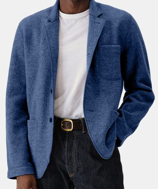 Men's Casual Solid Color Everyday Comfortable Jacket